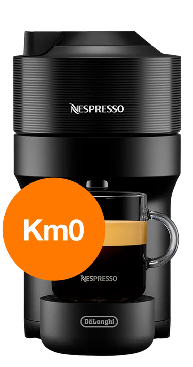 Cafetera c&aacute;psulas Vertuo POP + Aeroccino Km0