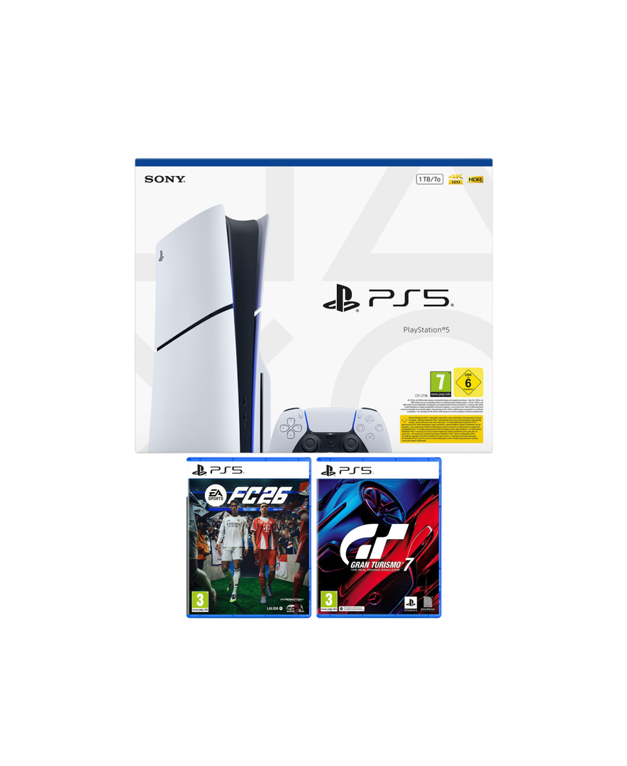 Pack PlayStation 5 con FC 26 y GT7