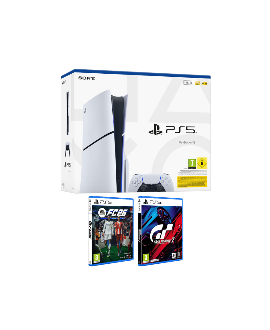 Pack PlayStation 5 con FC 26 y GT7, , large