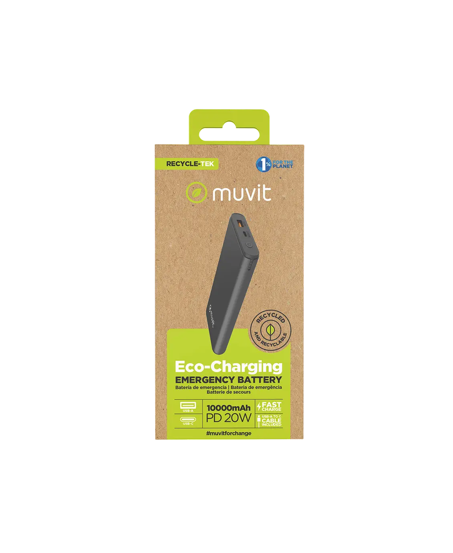 Power Bank 10000 mAh USB A2 4A y USB C Power Bank 10000 mAh USB A2 4A y USB C