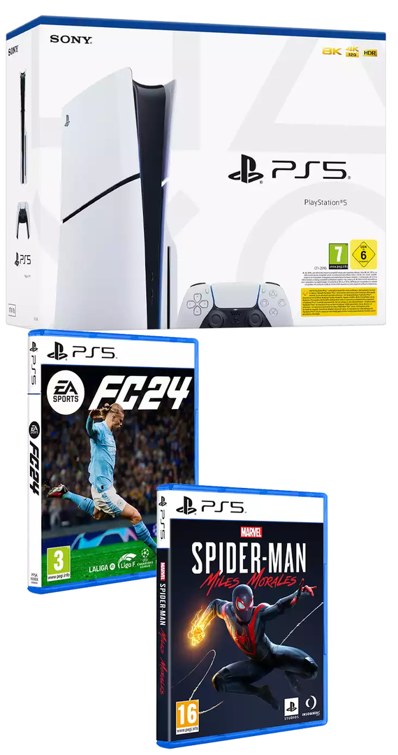 PlayStation 5 + FC 2024 + Spiderman OBS