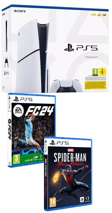 PlayStation 5 + FC 2024 + Spiderman OBS