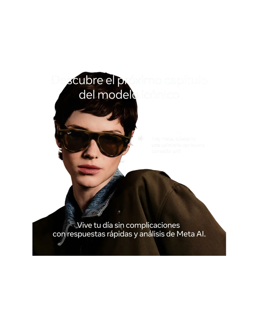 Gafas IA Ray-Ban Meta 3 Aviator negro, , large