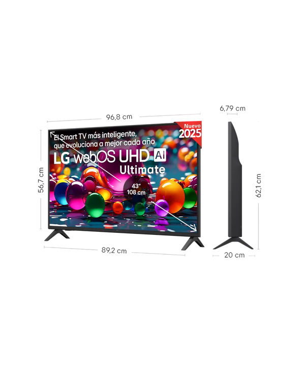 Televisor 43 Smart TV UA75 4K