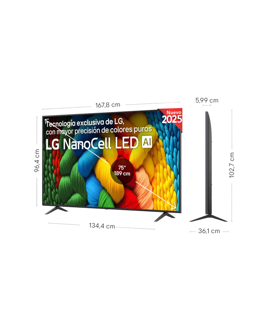 Televisor 75 Smart TV Nano80 4K, , large