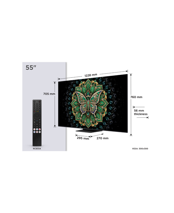 Televisor Smart TV 55C6K Pro QD Miniled