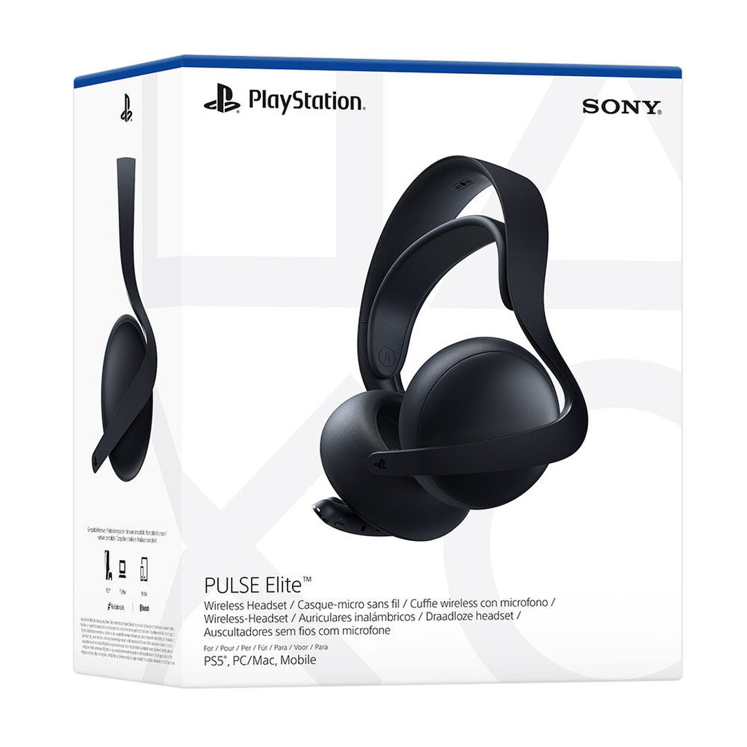 Auriculares oficiales inal&aacute;mbricos para PS5 con drivers magn&eacute;ticos planos para un sonido realista, conectividad ultrarr&aacute;pida PlayStation Link y micr&oacute;fono retr&aacute;ctil con cancelaci&oacute;n de ruido por IA.