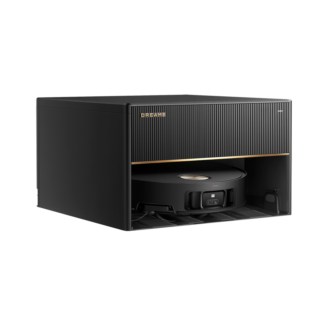 El robot  aspirador X50 Master redefine la limpieza con un diseño elegante y versátil. Su estación base de 24,9 cm se integra sin esfuerzo en tu hogar para mantener todo ordenado y proteger los muebles. Elude los obstáculos, se mueve por debajo de muebles bajos y aborda de forma experta el pelo enredado. La estación base 8 en 1 garantiza una gestión eficiente del agua y resulta constantes en todo momento.