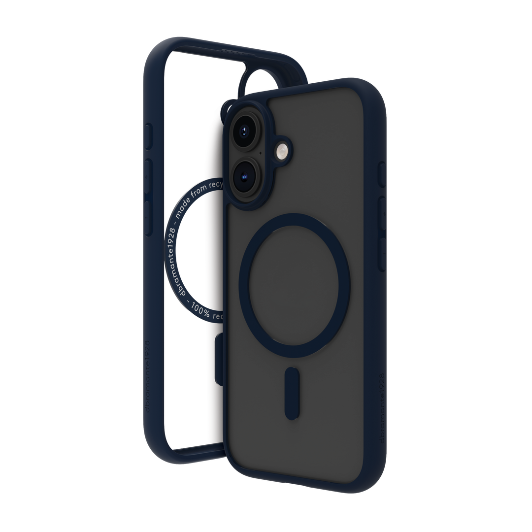 Funda  iPhone 16 Magsafe Azul Marino Grenen