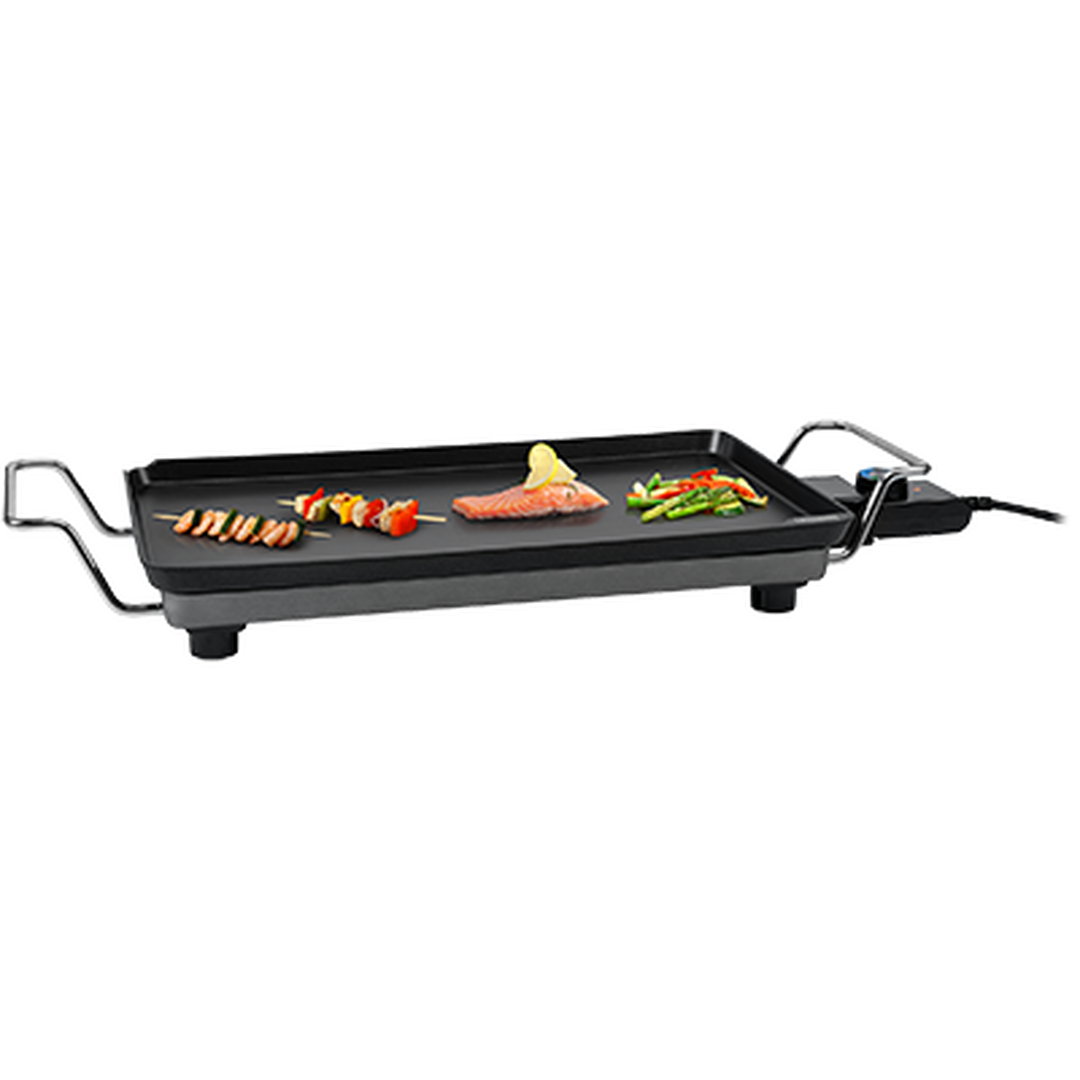 Set de 2 planchas de asar. La plancha Princess 102210 Mini Table Chef cabe en cualquier parte gracias a su tamaño pequeño y cuadrado. Y La plancha Princess 102240 Table Chef Superior es perfecta si busca una parrilla que resista el uso diario. La plancha Table Chef Superior tiene un gran grosor de 4 mm y no se deforma en ningún momento. Utilice las planchas para cocinar carne, pescado, verduras y todo tipo de alimentos.