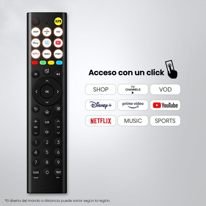 TV Full HD Hisense 40A4S con Smart TV