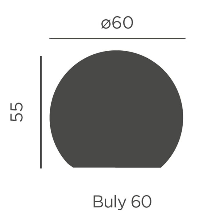 L&aacute;mpara bola Buly 60 Solar & Bater&iacute;a Luz RGBWW
