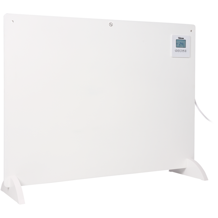 Experimenta la máxima comodidad y control con el Tristar KA-5094 Infrared Panel Heater, que cuenta con una forma eficiente de calentar. Con su termostato ajustable, función de temporizador y pantalla LCD, este calentador ofrece calor personalizable y controles fáciles de usar. Ya sea que desees calentar una habitación pequeña o crear un ambiente acogedor en un espacio más grande, este calentador infrarrojo es una elección perfecta. Su diseño elegante y tamaño compacto lo hacen adecuado para cualquier habitación, mientras que sus capacidades de calefacción potentes garantizan un calor rápido y eficiente. Experimenta los beneficios de la calefacción por infrarrojos con este innovador y fácil de usar panel calefactor.