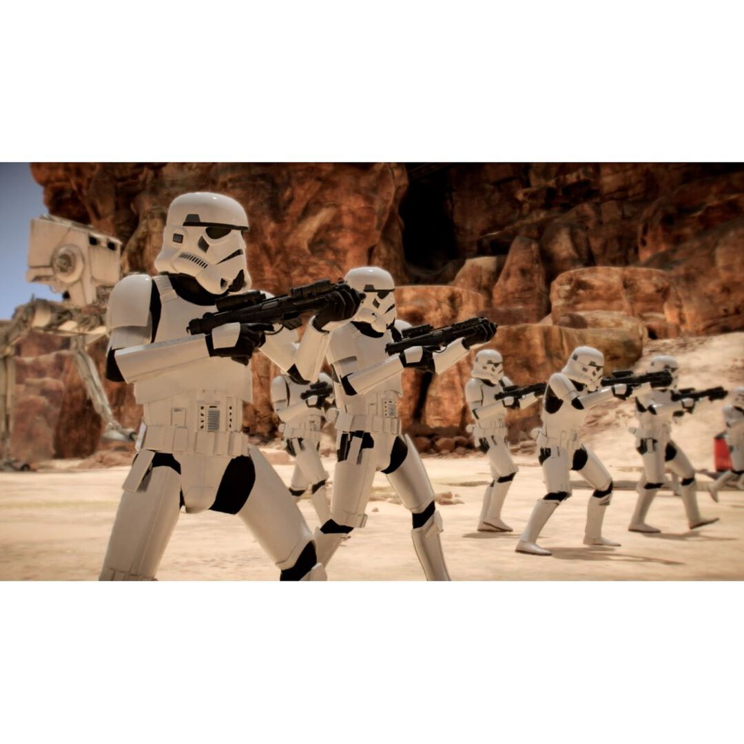 STAR WARS OUTLAWS GOLD EDITION SWITCH2 TARJETA LLAVE DE JUEGO PARA NINTENDO SWITCH 2 VERSIÓN ESPAÑOLA GARANTÍA EUROPEA
IDIOMAS:
CONTENIDO DE LA EDICIÓN DORADA*
Con la Edición dorada de Star Wars Outlaws conseguirás acceso al juego básico y el pase de temporada, que incluye:
- Paquete de historia de Star Wars Outlaws: Wild Card
- Paquete de historia de Star Wars Outlaws: A Pirate's Fortune
- Misión exclusiva del día 1: "El gambito de Jabba"
- El paquete para personajes Corredora de Kessel
- El paquete Legado del cazador
- El paquete Cártel Ronin
 
Video will open in a new window
DESCUBRE UNA GALAXIA DE OPORTUNIDADES
Explora lugares únicos, con ciudades y cantinas bulliciosas. Recorre enormes paisajes en tu speeder. Cada ubicación trae nuevas aventuras, desafíos únicos y recompensas atractivas, si te atreves a arriesgarte…
VIVE LA HISTORIA ORIGINAL DE UNA BUSCAVIDAS
Vive la arriesgada vida de una forajida. Dale la vuelta a cualquier situación con la ayuda de Nix, lucha con tu bláster, derrota a enemigos con sigilo y artilugios o encuentra el momento adecuado para distraerlos y ganar ventaja.
EMBÁRCATE EN MISIONES ARRIESGADAS
Embárcate en misiones arriesgadas de los sindicatos del crimen de toda la galaxia, pero con grandes recompensas. Roba objetos valiosos, infíltrate en ubicaciones secretas y engaña a tus enemigos jugando como una de las forajidas más buscadas de la galaxia. Todas las elecciones que tomes influirán en tu reputación.
ENTRA EN LA CABINA DEL PILOTO
Pilota tu nave, la Cazaestelas, en emocionantes combates espaciales contra el Imperio y otros enemigos. Encuentra el momento oportuno para perseguir, evadir y atacar, y así conseguir ventaja.
  
DISCLAIMERS:
*La oferta puede cambiar en el futuro. Es posible que el contenido se ofrezca por separado como compra y/o en sorteos en cualquier momento, a completa discreción de Ubisoft.
La caja contiene una tarjeta llave de juego. Se requiere la descarga del juego completo a través de internet.