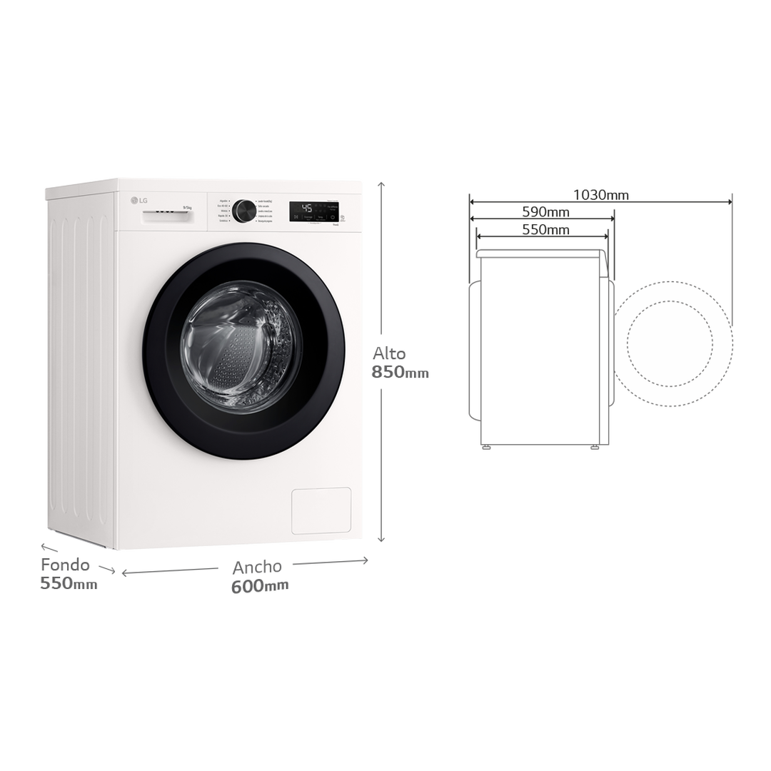 Lavadora Secadora W4X1095NWK 9 + 5 kg