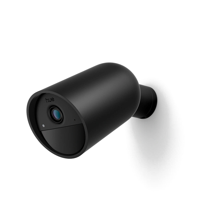Camara Videovigilancia 2K, Negra, con bateria