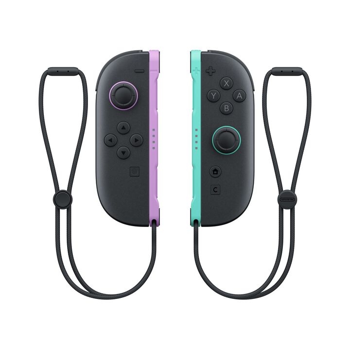 JOY-CON 2 PAREJA P&Uacute;RPURA/VERDE MANDOS PARA NINTENDO SWITCH 2 VERSI&Oacute;N ESPA&Ntilde;OLA GARANT&Iacute;A EUROPEA EUROPEAN WARRANTY

&laquo;Estos mandos solamente se pueden usar con la consola Nintendo Switch 2&raquo;

Juego de mandos Joy-Con 2 (morado claro / verde claro). Incluye dos correas de los mandos Joy-Con 2.

Este juego de mandos incluye dos Joy-Con 2 (uno derecho y uno izquierdo), junto con un par de correas. Es perfecto para jugar en modo multijugador local con otra persona en t&iacute;tulos compatibles.

Los mandos Joy-Con 2 se han actualizado y no solo permiten usar f&aacute;cilmente los controles de movimiento, sino que tambi&eacute;n cuentan con vibraci&oacute;n HD 2, as&iacute; como un nuevo bot&oacute;n C para acceder f&aacute;cilmente a GameChat* y la opci&oacute;n de usar el nuevo modo rat&oacute;n en juegos compatibles.

Potencia tu juego y usa amiibo en tu Nintendo Switch 2 tocando el punto de contacto NFC a la derecha del mando Joy-Con 2.
* Para utilizar los servicios en l&iacute;nea, debes crear una cuenta Nintendo y aceptar el contrato correspondiente. Se aplica la pol&iacute;tica de privacidad de la cuenta Nintendo. Es necesario disponer de conexi&oacute;n a internet y de una suscripci&oacute;n de pago a Nintendo Switch Online. Para utilizar la funci&oacute;n GameChat, es necesario registrar un n&uacute;mero de tel&eacute;fono m&oacute;vil. Para que los ni&ntilde;os puedan usar GameChat, deben contar con la autorizaci&oacute;n de un padre, madre o tutor mediante la aplicaci&oacute;n Control parental de Nintendo Switch. Algunos servicios en l&iacute;nea podr&iacute;an no estar disponibles en todos los pa&iacute;ses.