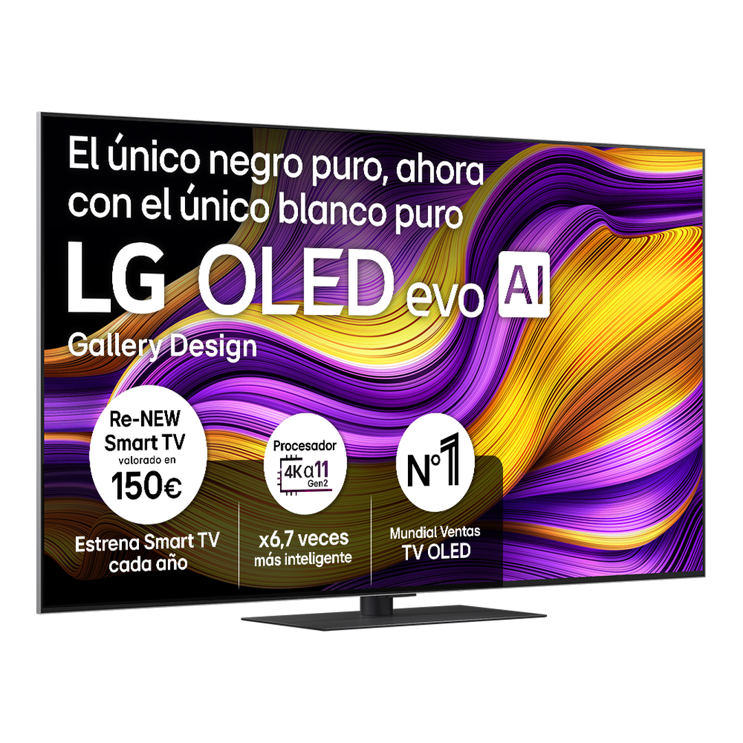 Smart TV OLED evo AI G5 65 4K 2025 (con peana)