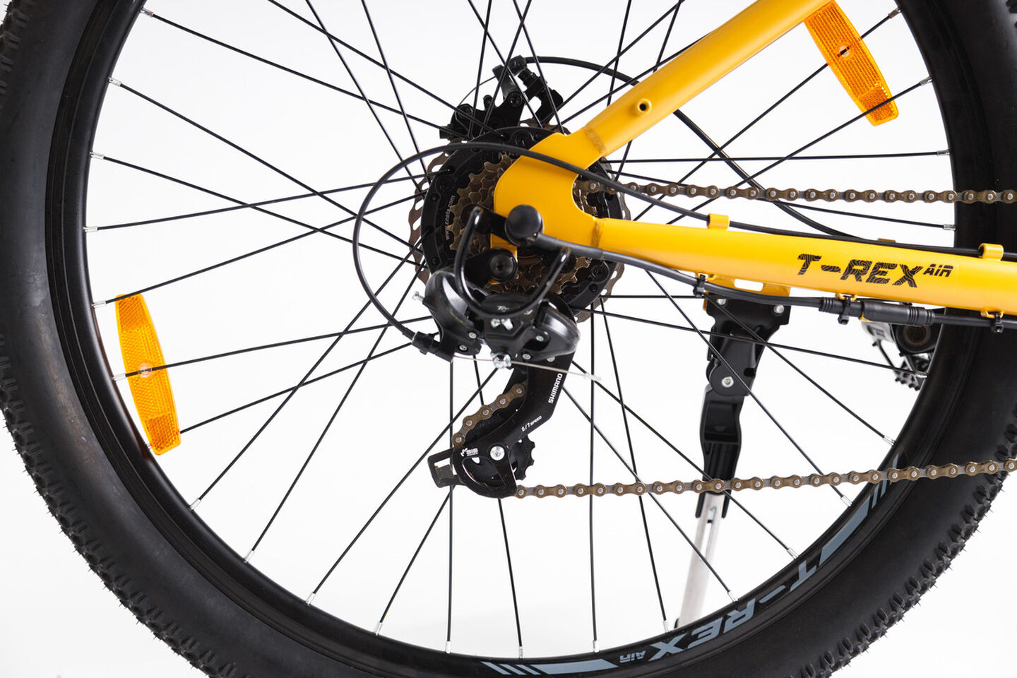 Bicicleta el&eacute;ctrica monta&ntilde;a 29" T-Rex Air Amarilla