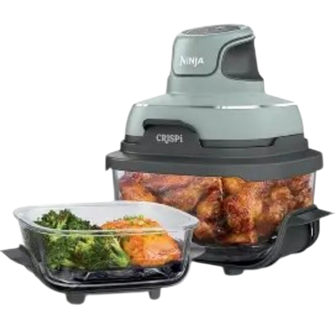 FREIDORA AIRE PORTATIL VIDRIO CRISPI PRO VERDE