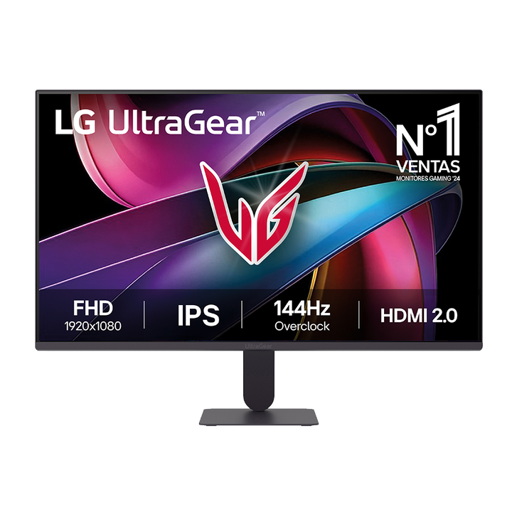 Monitor LG UltraGear G4 de 27" FHD IPS con 144Hz (O/C) y NVIDIA G-SYNC Compatible