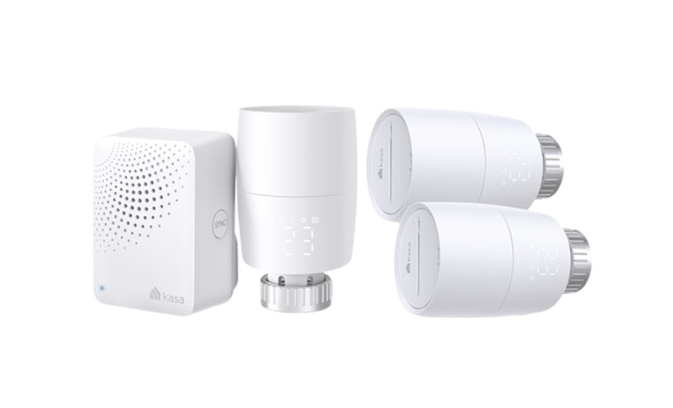 Kit V&aacute;lvula Termost&aacute;tica Inteligente para Radiador (3 Valvulas mas Hub)