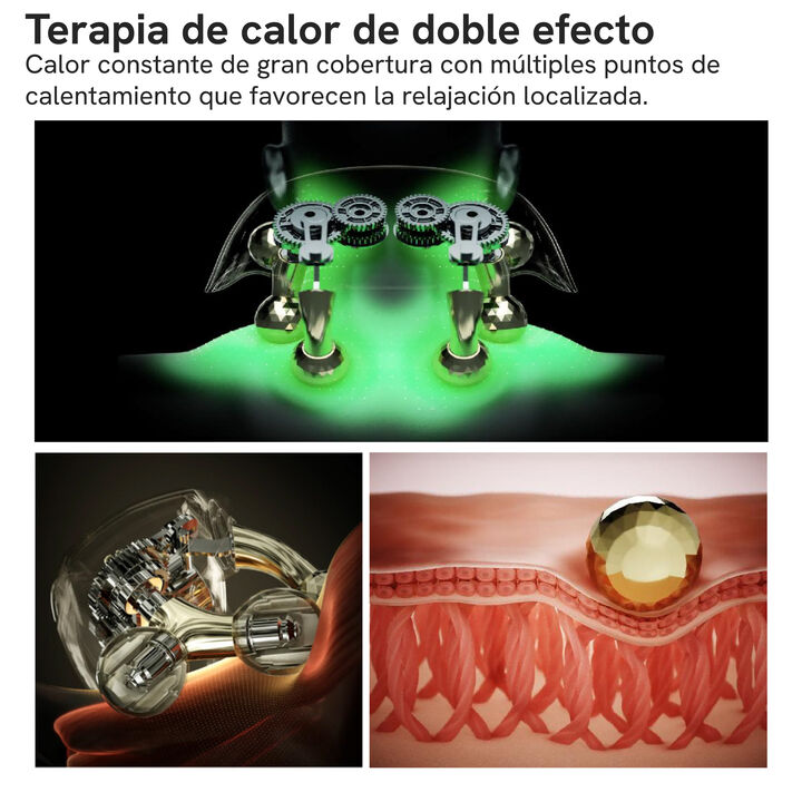 masajeador de cuello plegable profesional
