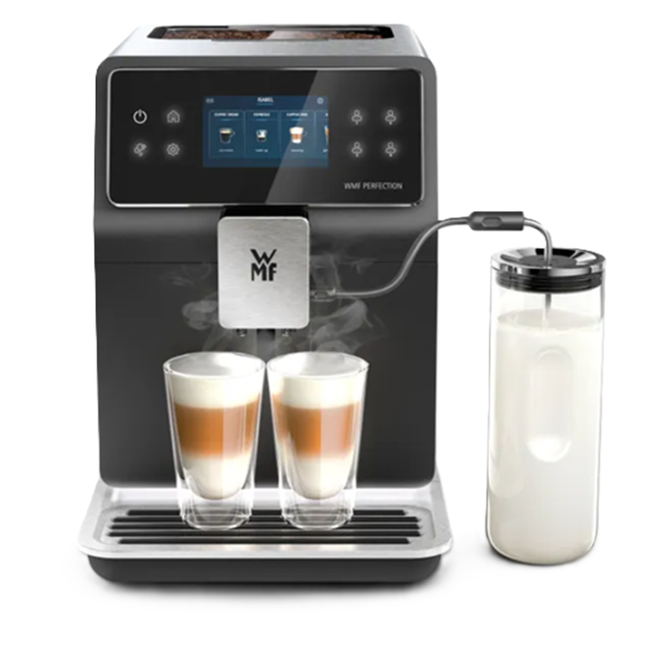 Cafetera superautomática con tecnología double-thermoblock y molinillo integrado
