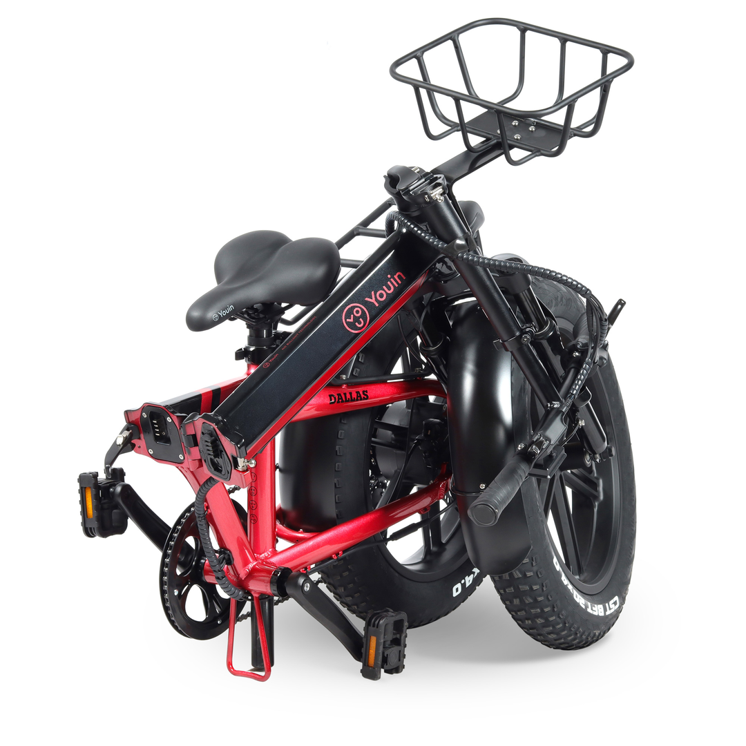 Bicicleta el&eacute;ctrica Fat Bike plegable Dallas