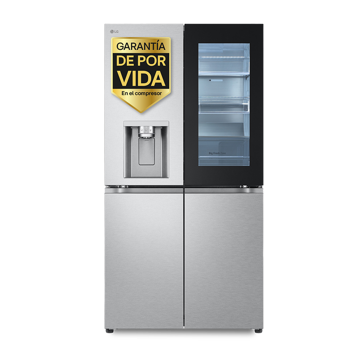 Dise&ntilde;o Premium y elegante, perfectamente integrado en el dise&ntilde;o de tu cocina. Puerta plana que completa el dise&ntilde;o minimalista y Premium de este frigor&iacute;fico LG GMG960MBEE.