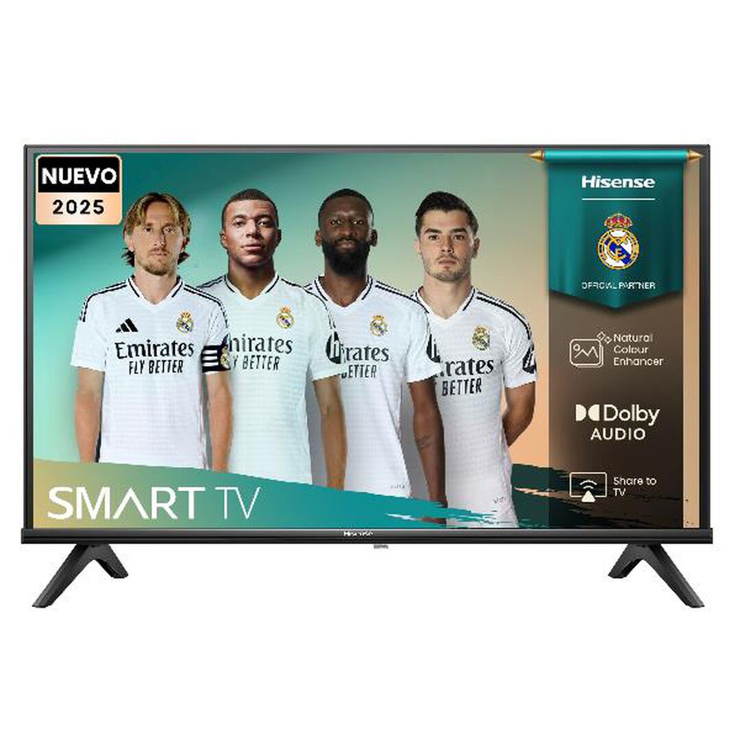 Serie A4Q Smart TV 32A4Q HD 32 pulgadas, televisi&oacute;n con Modo Juego
Deportes IA, Sonido Dolby DTS HD, Alto contraste, VIDAA U6, funci&oacute;n compartir en el televisor, DVB - T2, Auto ordenaci&oacute;n de los canales TDT