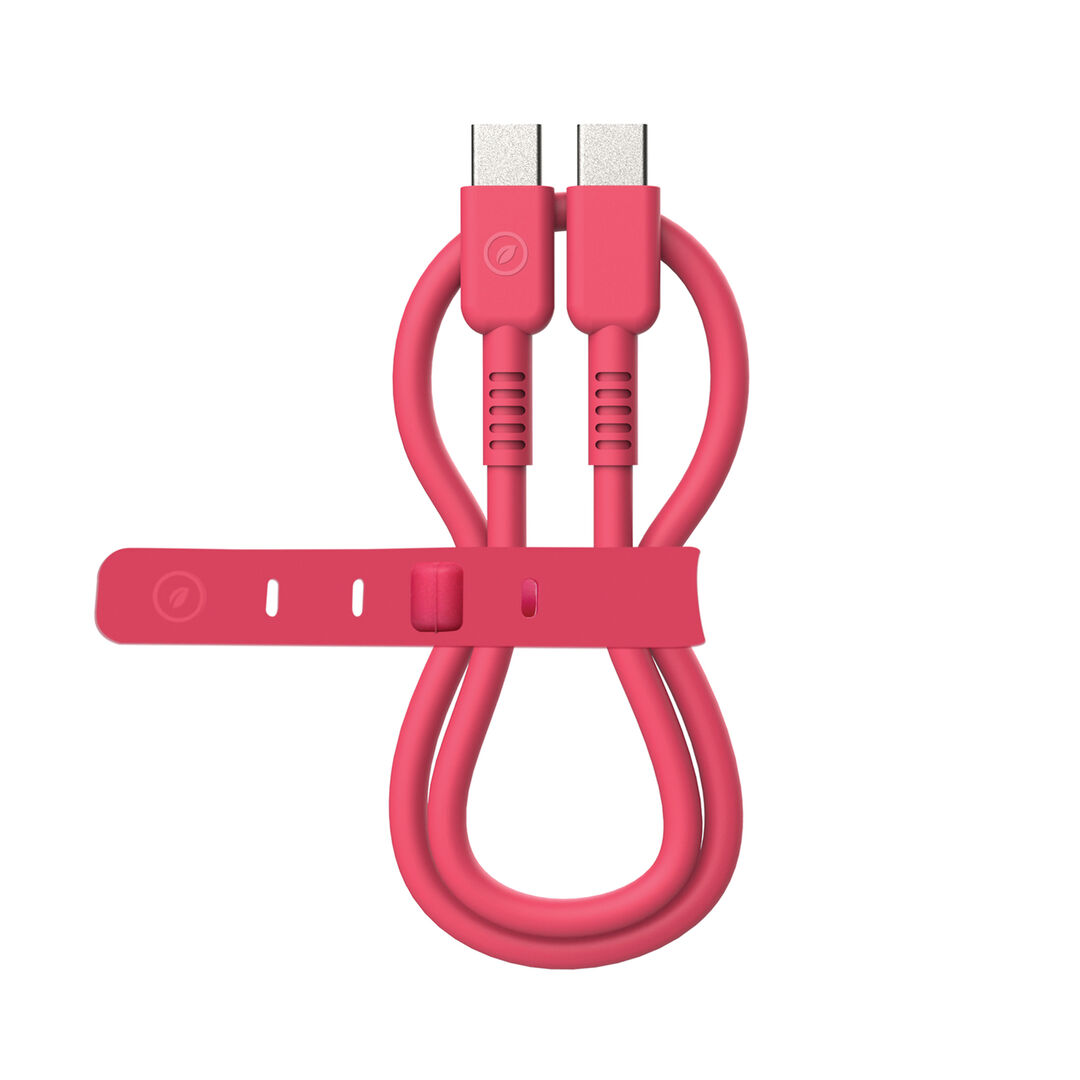 Cable Tipo C a Tipo C 60W 1.2 magenta