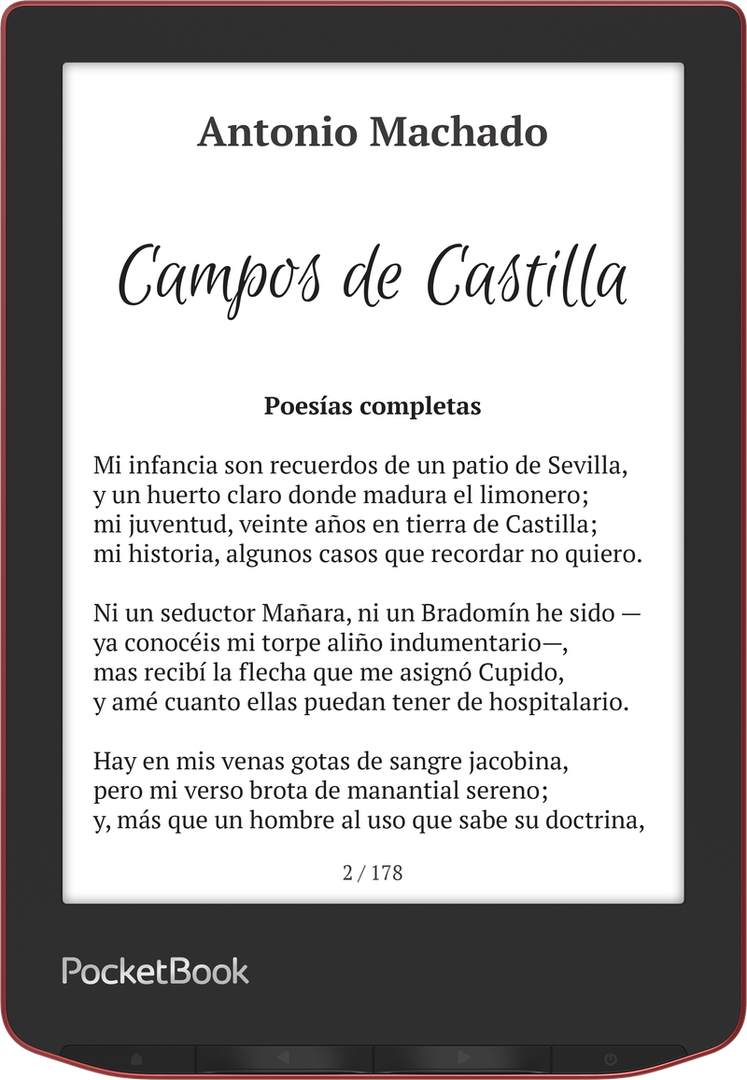 Ebook verse PRO (passion red) rojo