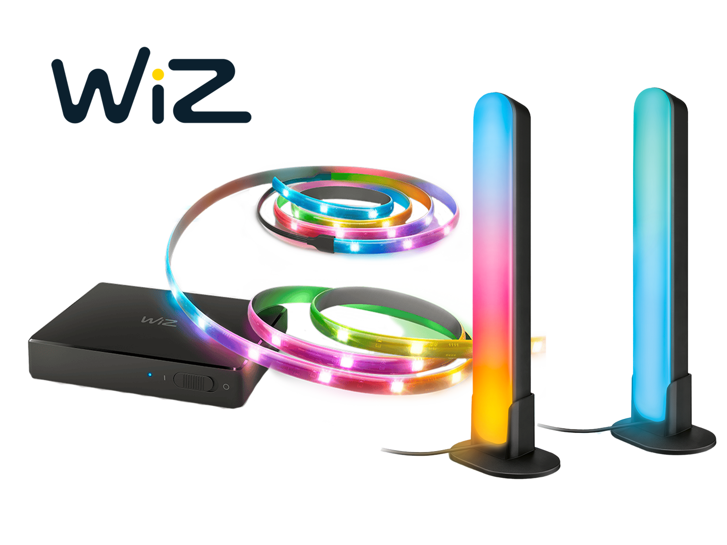 Kit luces TV 75"-85" Sync Box+Bar 30cm