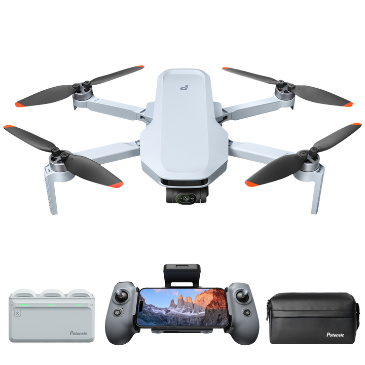 Drone plegable con c&aacute;mara 8K para fotos y video 4K HDR, sensor Sony de 1/2", transmisi&oacute;n de 10 km, seguimiento por IA y disparo vertical optimizado para redes sociales