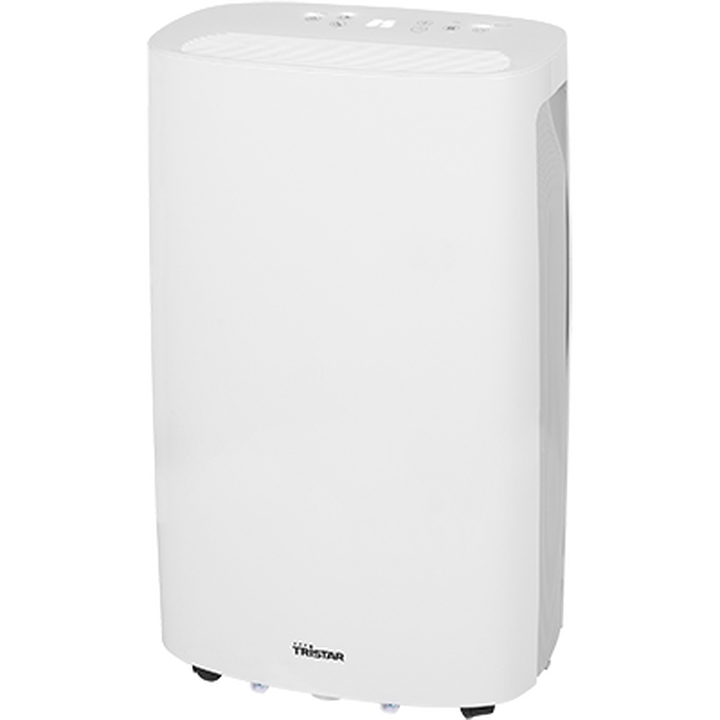 &iquest;Cansado del aire h&uacute;medo o con olor a moho en casa? El deshumidificador Tristar DH-5424 resuelve ambos problemas de forma f&aacute;cil. Tiene la capacidad de recoger hasta 16 litros al d&iacute;a, por lo que podr&aacute;s usar el deshumidificador en habitaciones de hasta 30 m2. Cuenta con humidistato y ruedas, as&iacute; que resulta f&aacute;cil de mover.