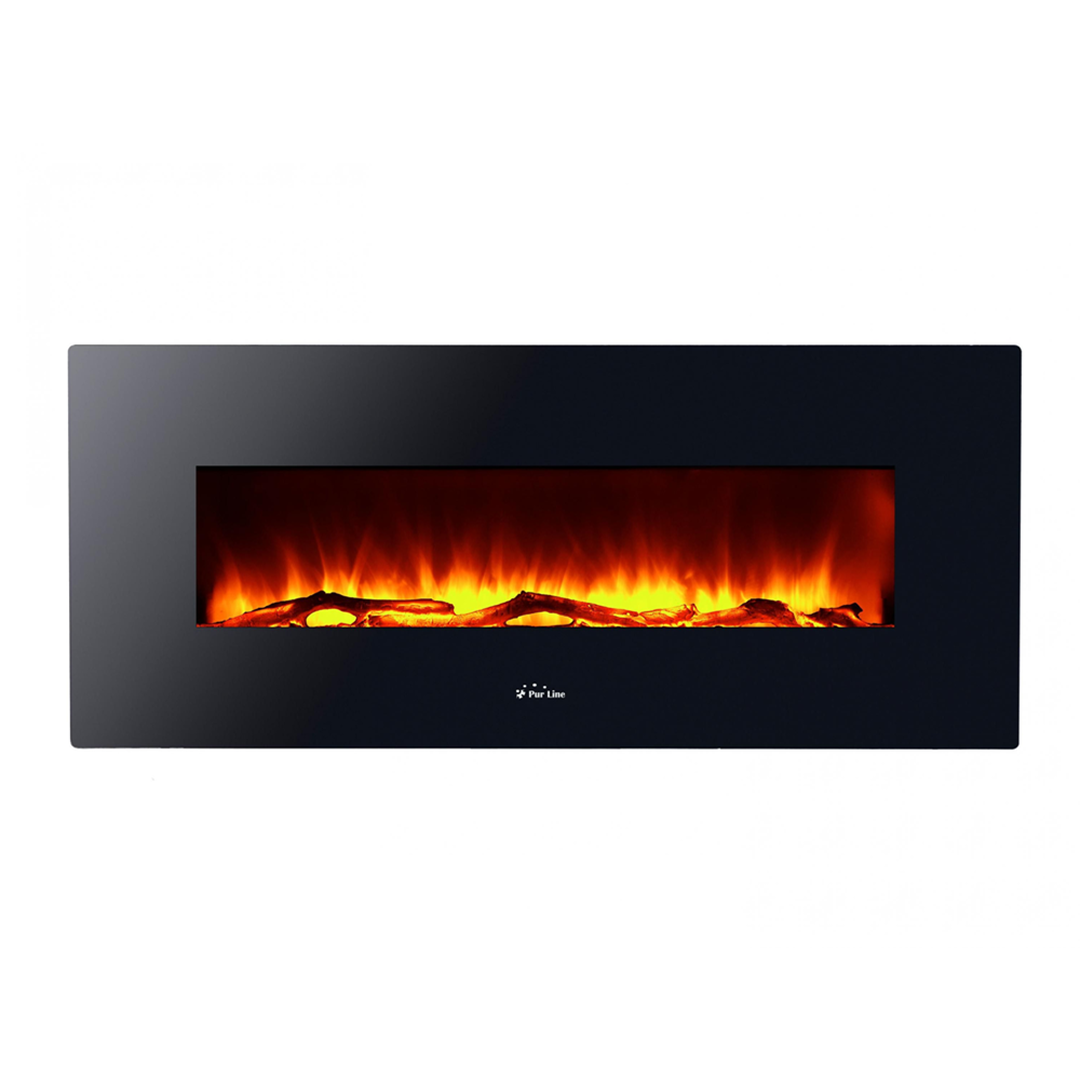 Chimenea el&eacute;ctrica mural 1,6kW panor&aacute;mica CHE-515