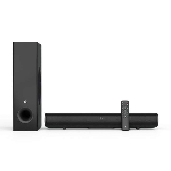 Barra de sonido 2.1 con subwoofer