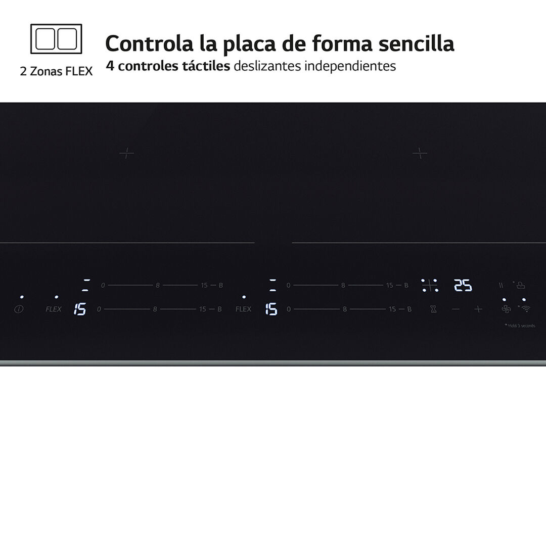 Placa de inducci&oacute;n CBIZ2437B 59 cm Negra