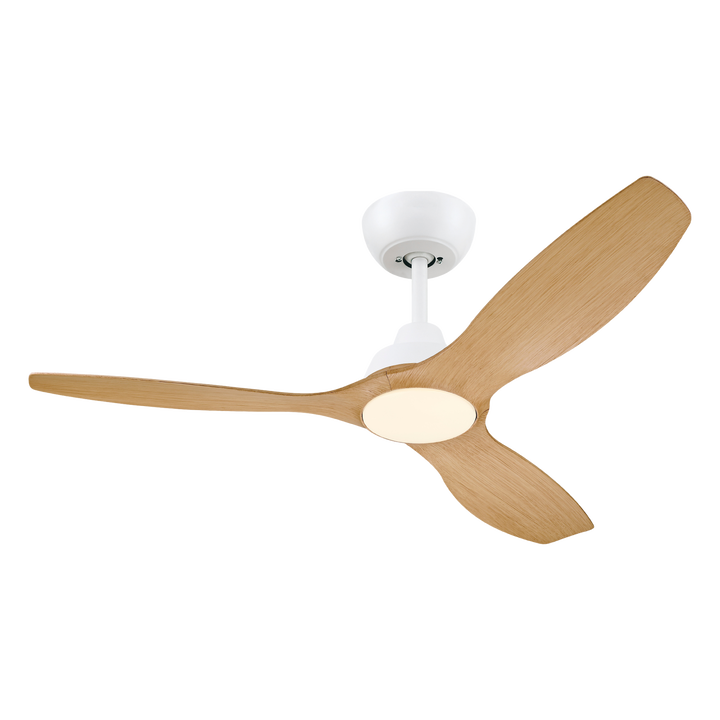 Ventilador de Techo Olas 52&Prime; DC Blanco Madera