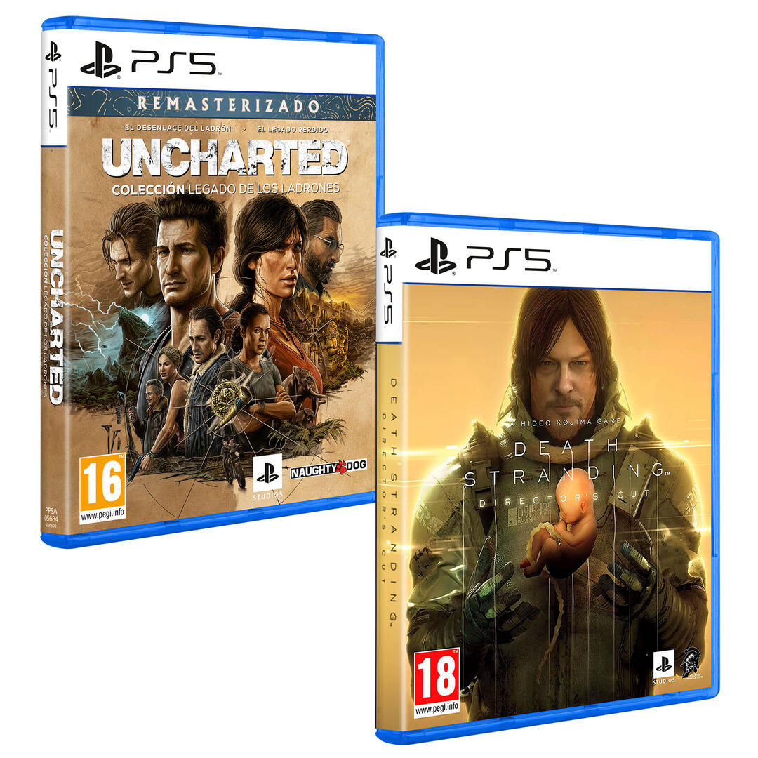 Pack Uncharted + Death Stranding PS5