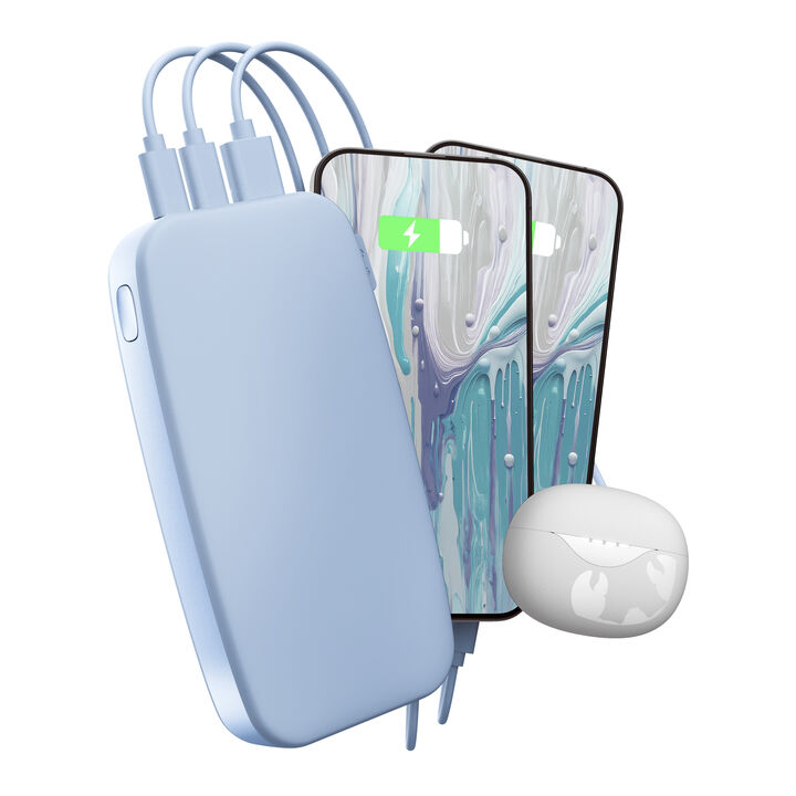 La Fresh n Rebel Powerbank de 24.000 mAh es una bater&iacute;a externa de gran capacidad con carga r&aacute;pida de 20W Power Delivery. Permite cargar varios dispositivos a la vez y ofrece autonom&iacute;a suficiente para varios d&iacute;as, siendo ideal para viajes, uso intensivo o compartir energ&iacute;a entre varios dispositivos.