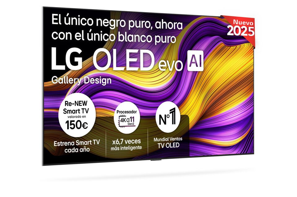 Smart TV LG OLED evo AI G5 77 pulgadas 4K 2025