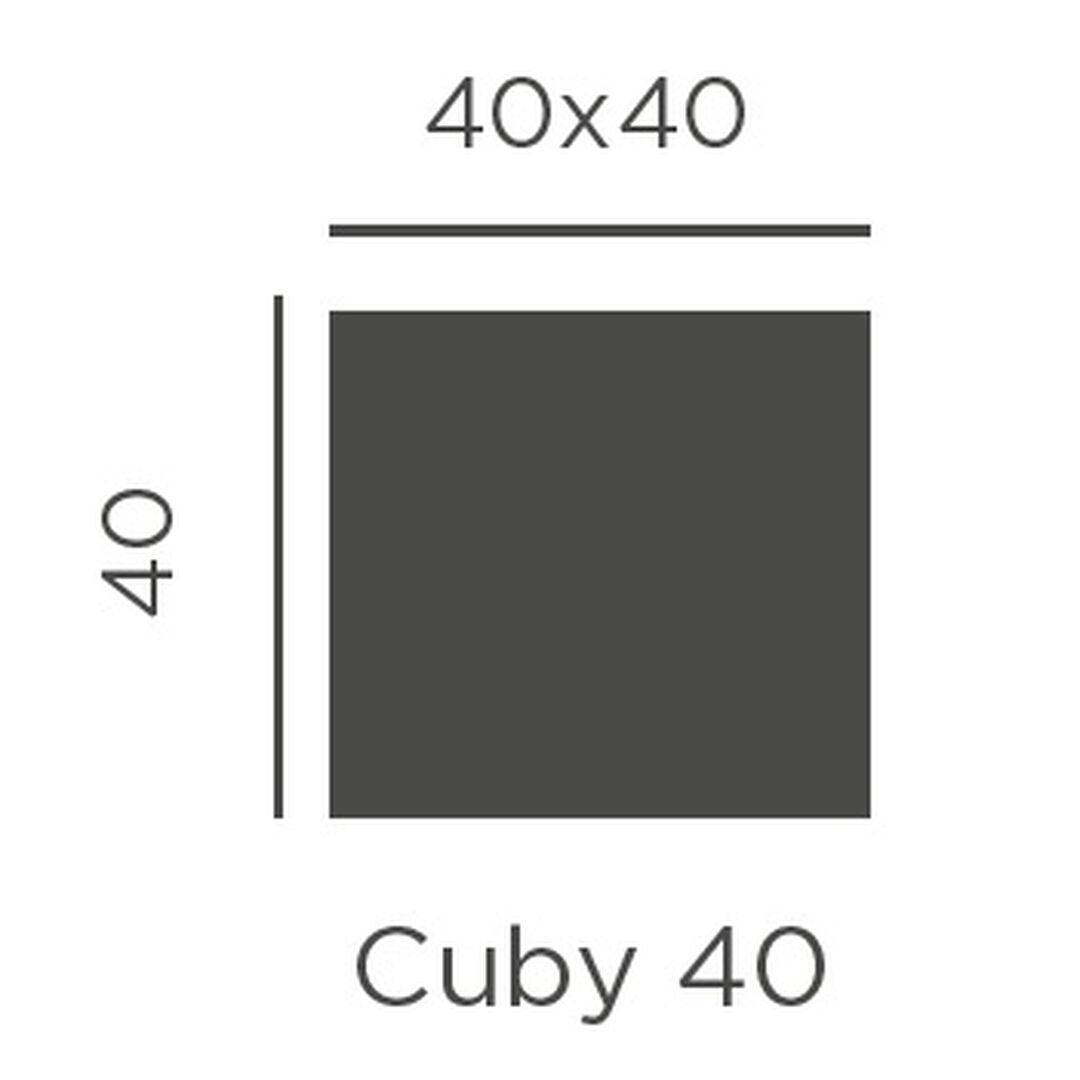 L&aacute;mpara cubo Cuby 40 Solar & Bater&iacute;a Luz RGBWW
