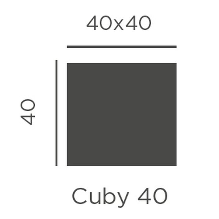 L&aacute;mpara cubo Cuby 40 Solar & Bater&iacute;a Luz RGBWW