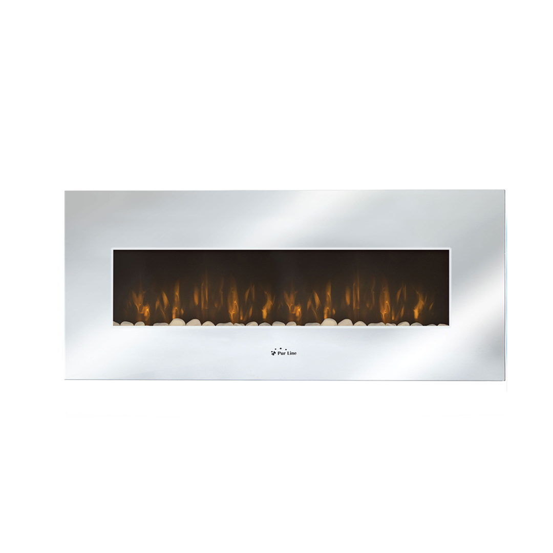 Chimenea el&eacute;ctrica mural 2kW panor&aacute;mica CHE-510