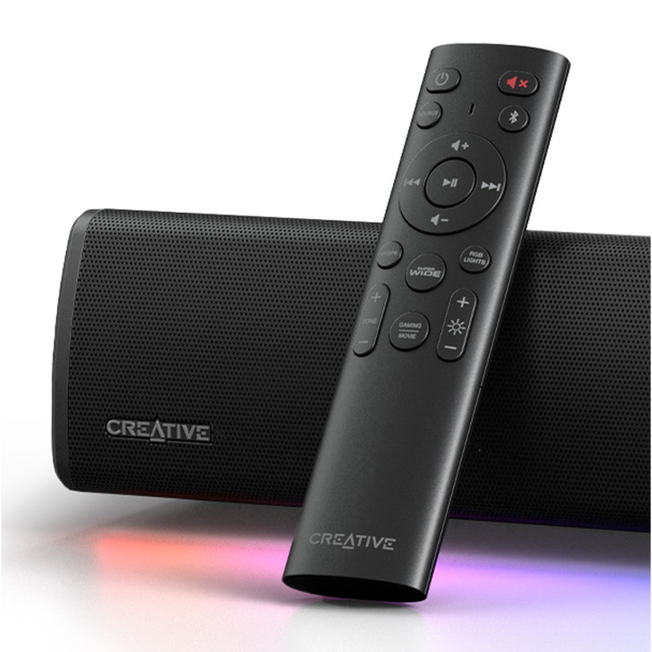 Barra de sonido RGB para juegos con tecnolog&iacute;a SuperWide.