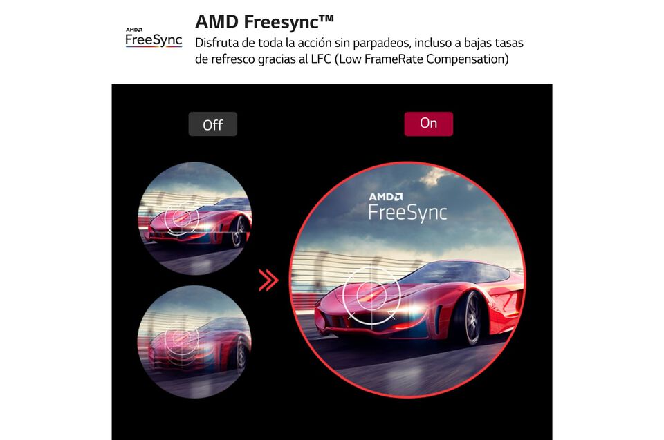 Monitor LG Panel VA: 1920 x 1080, 250 cd/m&sup2;, 3000:1, diag. FreeSync. Entrdas: 2xHDMI1.4