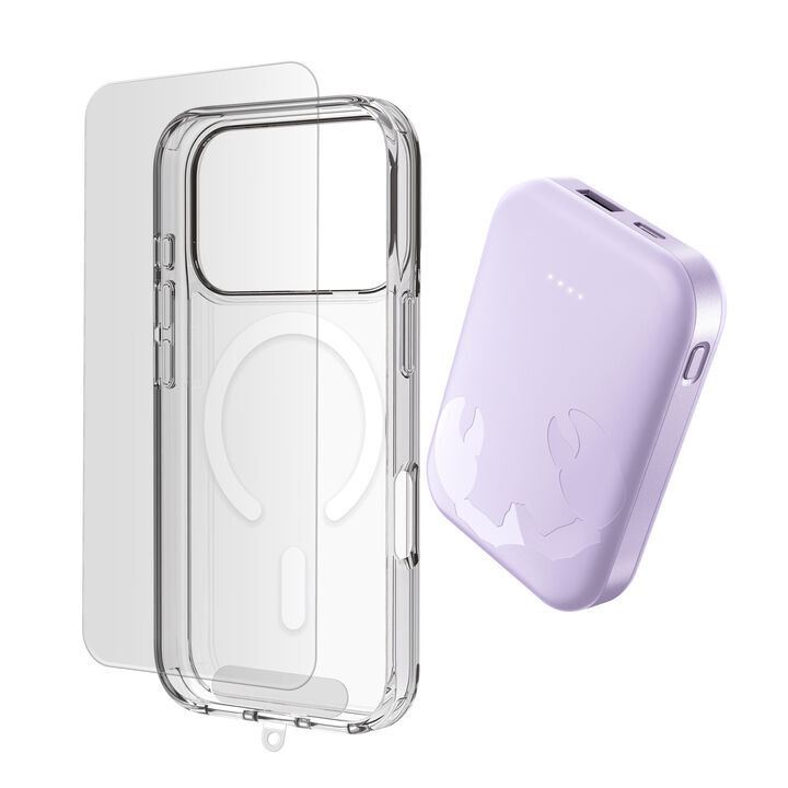 <p>Este pack 3 en 1 ha sido dise&ntilde;ado para ofrecer una soluci&oacute;n completa de protecci&oacute;n y autonom&iacute;a para tu iPhone. Incluye una powerbank magn&eacute;tica, una funda resistente y un protector de pantalla de vidrio templado, garantizando seguridad, comodidad y rendimiento en el uso diario.</p>
<p>La powerbank magn&eacute;tica de 10000 mAh permite cargar tu iPhone de forma inal&aacute;mbrica, con un acople firme y seguro gracias a sus imanes integrados. Su dise&ntilde;o compacto y ligero la convierte en el complemento ideal para llevar siempre contigo, asegurando bater&iacute;a adicional en cualquier momento.</p>
<p>La funda protectora ofrece una excelente protecci&oacute;n frente a golpes, ca&iacute;das y ara&ntilde;azos, manteniendo el dise&ntilde;o original del dispositivo y proporcionando un ajuste preciso con acceso completo a botones y puertos.</p>
<p>El protector de pantalla de vidrio templado a&ntilde;ade una capa extra de seguridad, protegiendo la pantalla contra impactos y desgaste diario. Mantiene una alta claridad visual y sensibilidad t&aacute;ctil para una experiencia de uso fluida.</p>
<p>Este pack es perfecto para quienes buscan una soluci&oacute;n pr&aacute;ctica, completa y fiable para proteger su iPhone y mantenerlo siempre operativo.</p>
<h3>Caracter&iacute;sticas principales</h3>
<ul>
<li>Pack completo 3 en 1: funda + protector de pantalla + powerbank</li>
<li>Powerbank magn&eacute;tica de 10000 mAh compatible con MagSafe</li>
<li>Carga inal&aacute;mbrica r&aacute;pida y sin cables</li>
<li>Dise&ntilde;o compacto, ligero y f&aacute;cil de transportar</li>
<li>Puerto USB-C para carga alternativa</li>
<li>Funda resistente a golpes y ara&ntilde;azos con ajuste preciso</li>
<li>Protector de pantalla de vidrio templado de alta dureza</li>
<li>Alta transparencia y sensibilidad t&aacute;ctil</li>
<li>Instalaci&oacute;n sencilla con kit incluido</li>
<li>Protecci&oacute;n contra sobrecarga, sobrecalentamiento y cortocircuitos</li>
</ul>
<h3>Contenido del pack</h3>
<ul>
<li>1 x Powerbank magn&eacute;tica inal&aacute;mbrica 10000 mAh</li>
<li>1 x Funda protectora compatible con iPhone</li>
<li>1 x Protector de pantalla de vidrio templado</li>
<li>Kit de limpieza e instalaci&oacute;n</li>
</ul>
<h3>Ideal para</h3>
<ul>
<li>Usuarios que buscan un pack completo y listo para usar</li>
<li>Personas que necesitan bater&iacute;a extra durante el d&iacute;a</li>
<li>Quienes quieren proteger su iPhone sin comprometer el dise&ntilde;o</li>
<li>Usuarios que valoran comodidad, funcionalidad y durabilidad</li>
</ul>