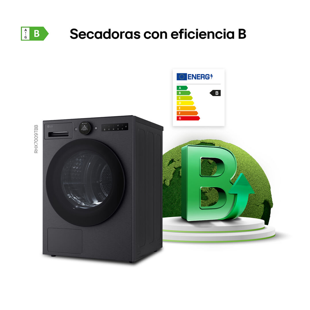 Secadora con IA 9kg RHX7009TBB